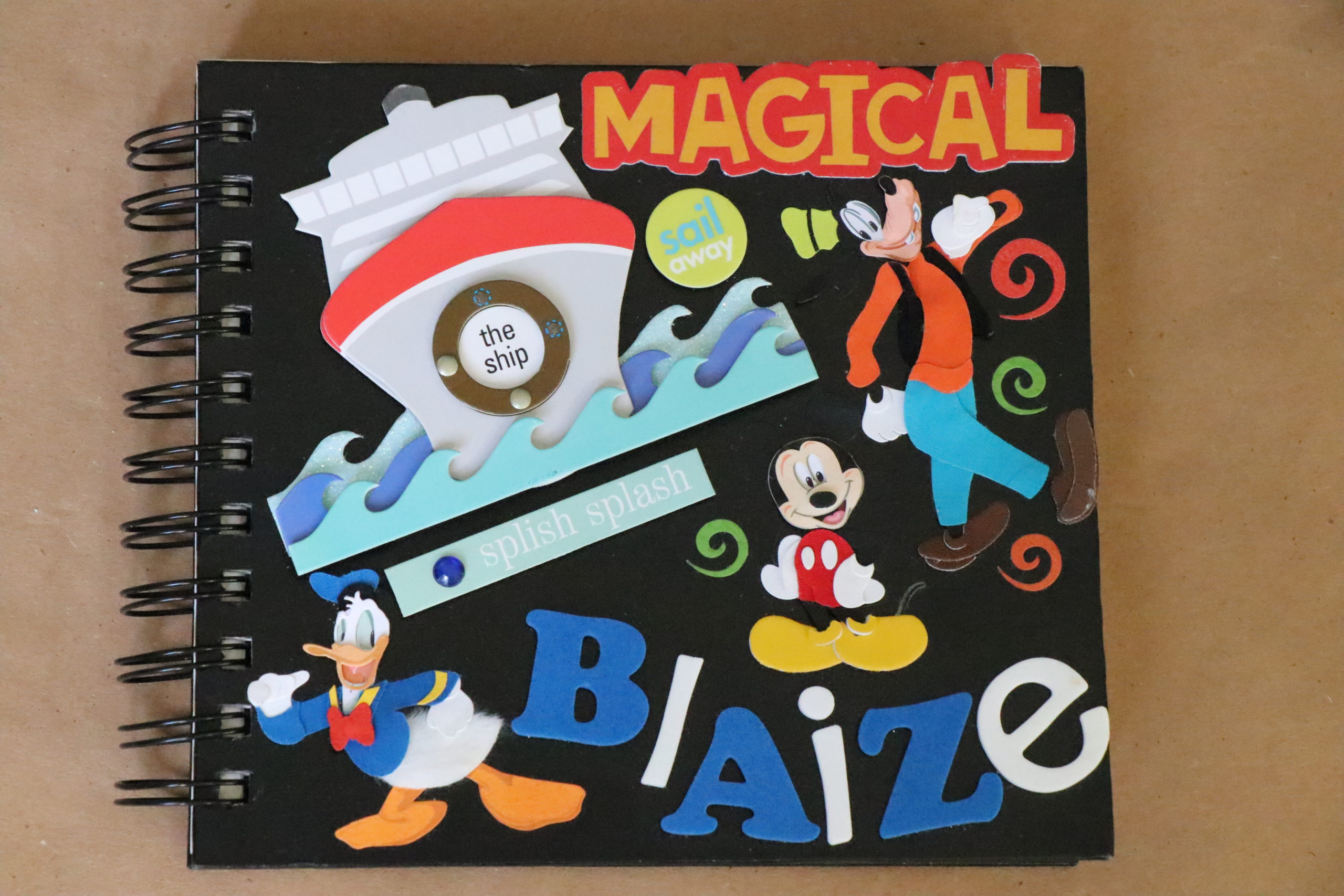 Diy Disney Autograph Book Re Fabbed