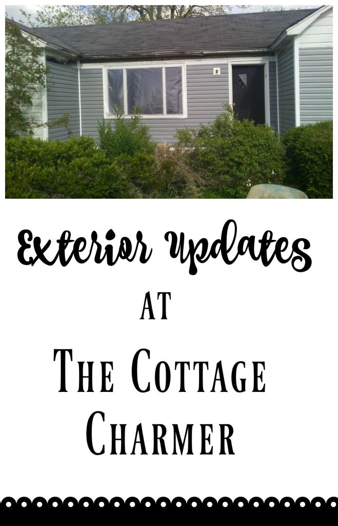The cottage charmer fixer upper house has made some progress on the exterior, and it is truly shaping up nicely!