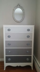 Gray Ombre Dresser Makeover