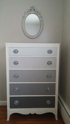 Gray Ombre Dresser Makeover