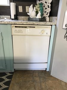 This dingy dishwasher was completely transformed with PAINT! You heard right...she painted her dishwasher! You have got to see this!