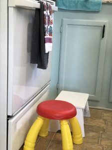 The Two Stools...a mother's reflection of what two little stools in her kitchen truly represent and mean to her during this crazy time of her life.