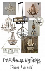 Farmhouse lighting doesn't have to cost a fortune! All of these fabulous farmhouse lighting fixtures are on Amazon for great prices!