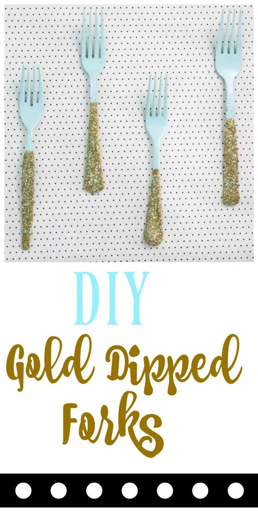 These gold dipped forks are the perfect kitchen art project to bring your kitchen to life! It is a fun, fast , easy and cheap project that can be tailored to any design style! Check out the FULL tutorial!