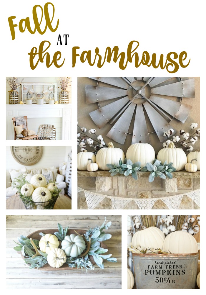 Fall and Farmhouse goes hand in hand. If you love farmhouse style and you need some decorating inspiration, this is the post for you! Enjoy lots of neutral, simple, farmhouse goodness all in one stop.
