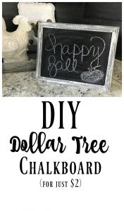 This DIY Dollar Tree Chalkboard is one of those fun and easy 5 minute projects that costs hardly anything!