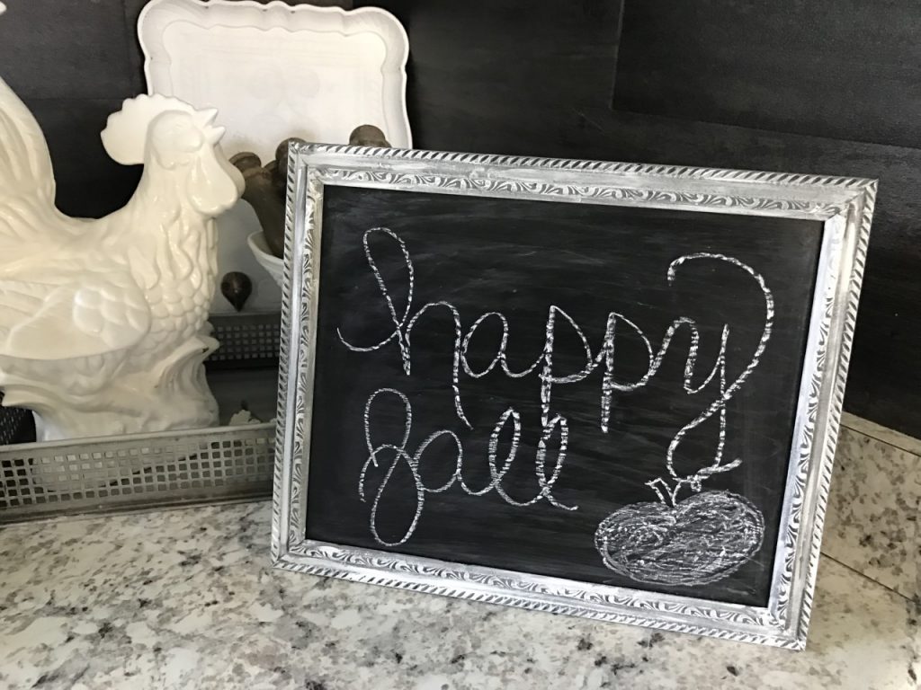 This DIY Dollar Tree Chalkboard is one of those fun and easy 5 minute projects that costs hardly anything! 