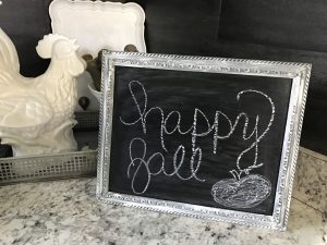 This DIY Dollar Tree Chalkboard is one of those fun and easy 5 minute projects that costs hardly anything!