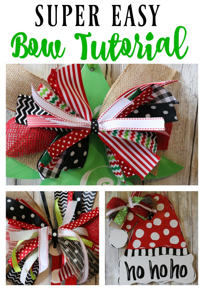 How to make a bow I Easy ribbon bow tutorial I Diy 