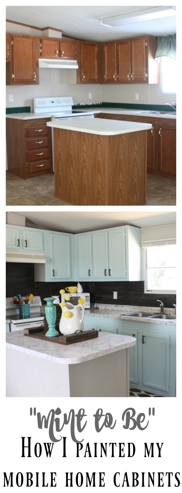 Mobile Home Cabinet Makeover