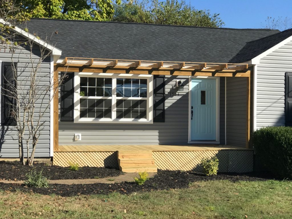 This major fixer upper got extensive renovations and it has turned out to be the star of the show! You have GOT to check this out exterior before and after!