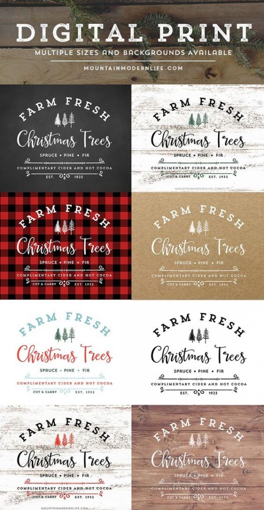 Farmhouse Christmas Inspiration that will make you swoon and want to decorate your entire house in this amazing style!