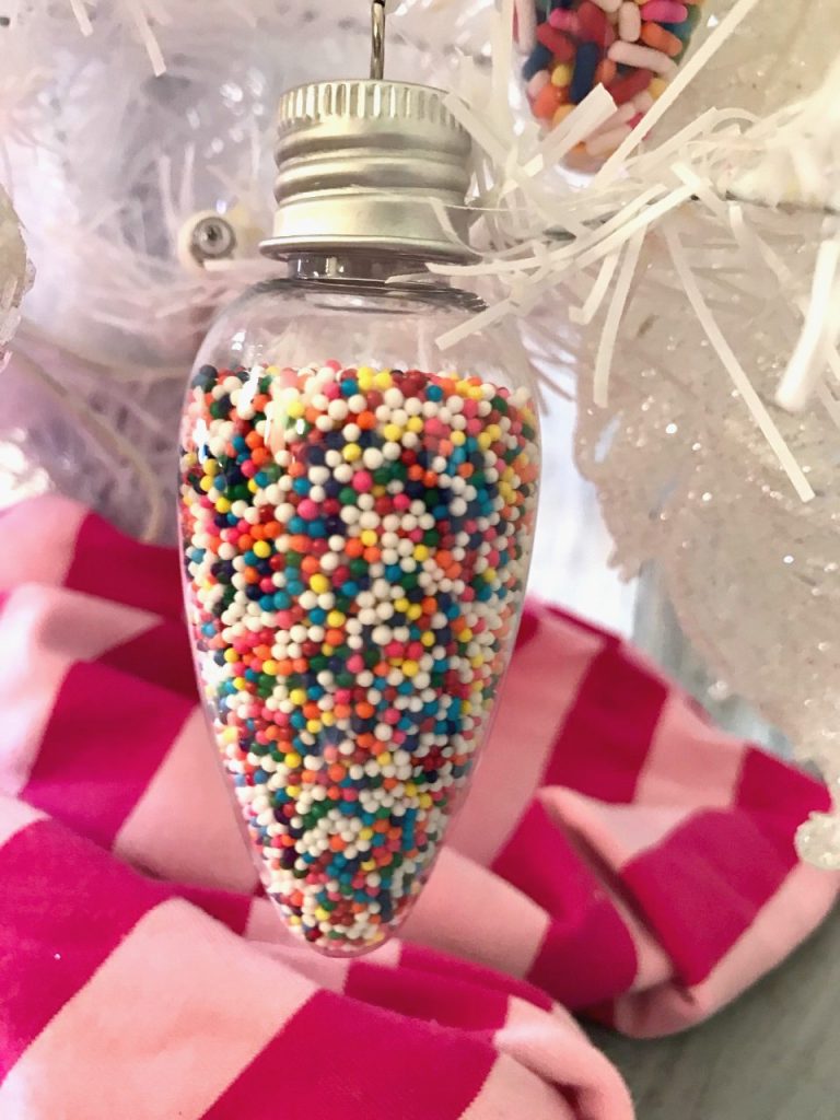 DIY Candle Sprinkle Ornaments!