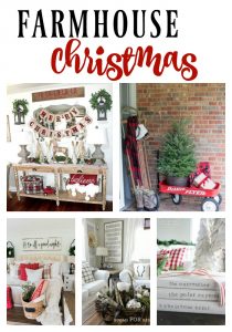 Farmhouse Christmas Inspiration that will make you swoon and want to decorate your entire house in this amazing style!