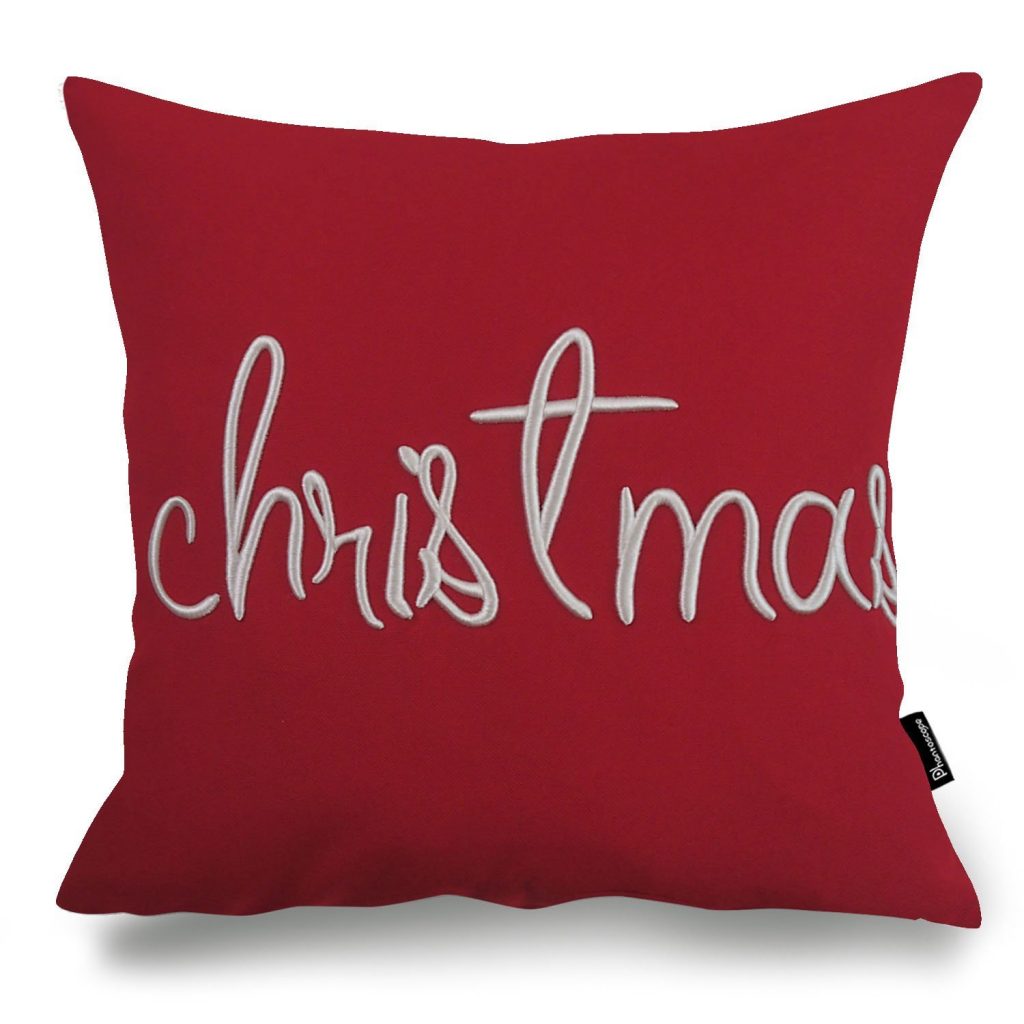 Farmhouse Christmas Pillow Covers on a Budget!