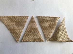 Super Easy DIY Mini Burlap Banner