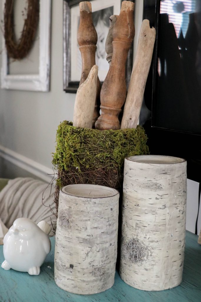 A beautiful and easy transition from Christmas to winter decor!