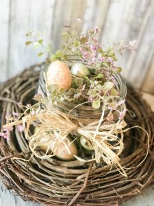 SUPER cute and easy 5 minute Easter decor for your home!