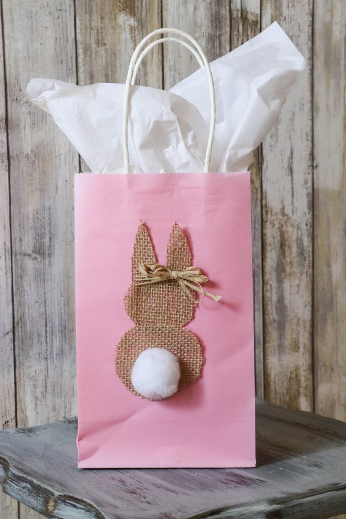 Fast and easy DIY burlap bunny rabbit!