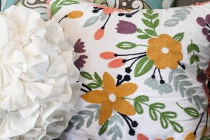 Spring decorating doesn't have to be over the top. Just adding a few colorful touches can change your entire look, on a dime!