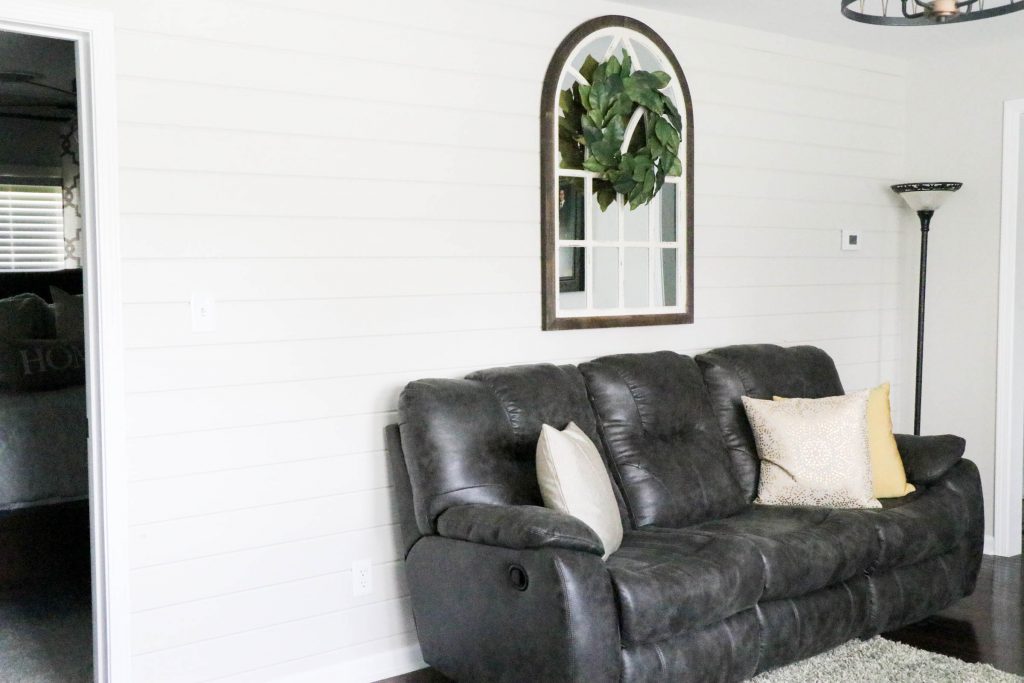 The most amazing transformation of a cottage charmer home that I have seen. It is truly unreal the difference. And what a gorgeous neutral "Behr Mineral" wall color provided by Behr Paint! AMAZING!
