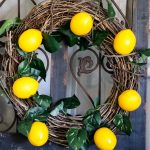 DIY Lemon Wreath