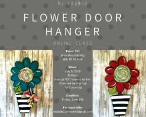 Flower Door Hanger Class