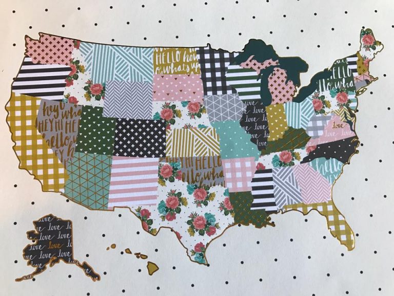 DIY Scrapbook Paper Art - Re-Fabbed