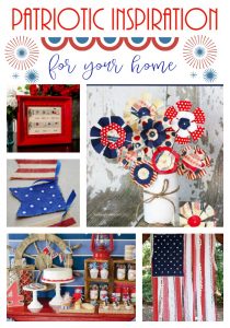 Beautiful Patriotic Home Inspiration from all of your favorite bloggers on Pinterest!