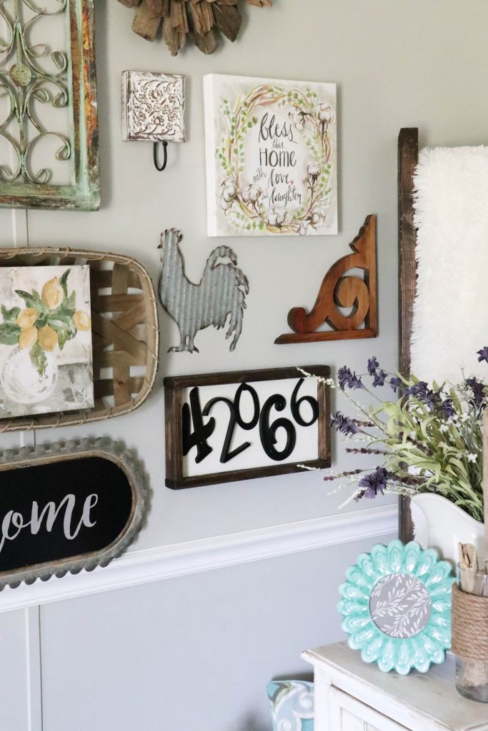 Make this super simple DIY Zip Code Wood Sign house numbers from your local hardware store!