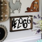 DIY Zip Code Wood Sign