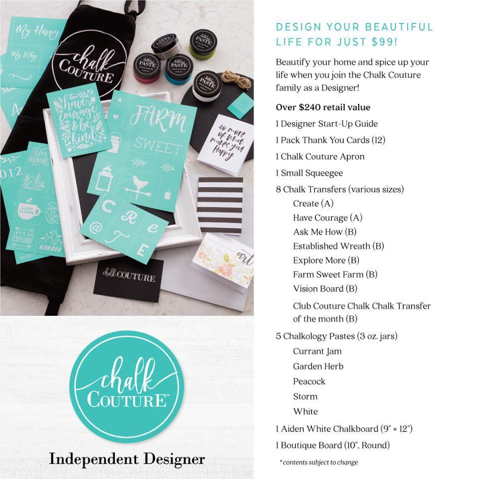 LET'S TALK CHALK Independent designer Chalk Couture