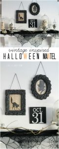 Halloween Mantel