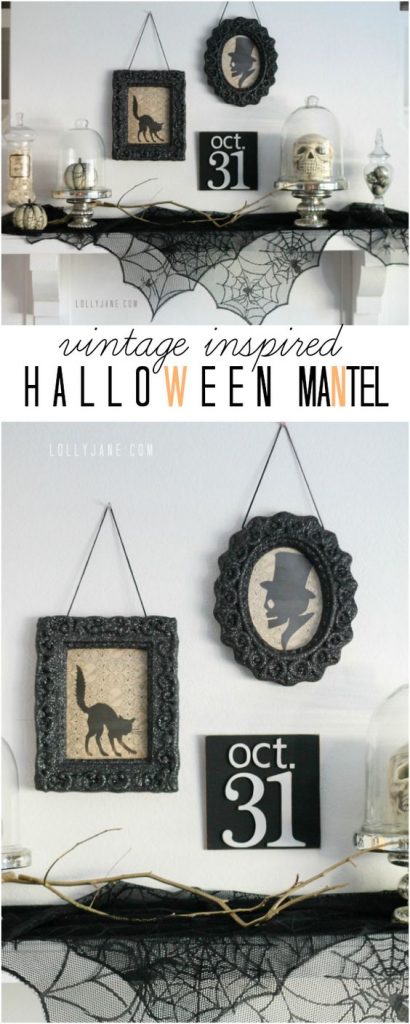 Halloween Mantel