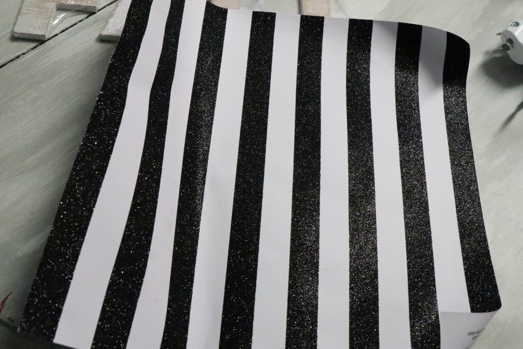 black and white glitter scrapbook paper