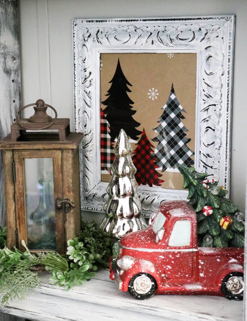 Make super cute and fun Christmas decor with a Christmas box!
