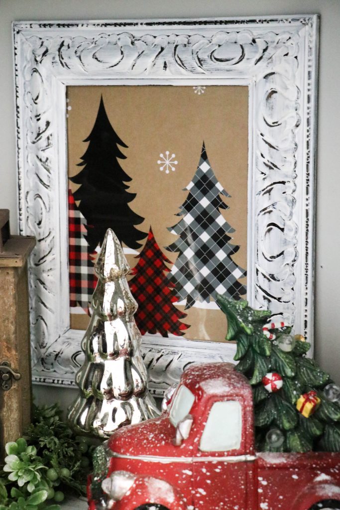 Make super cute and fun Christmas decor with a Christmas box!