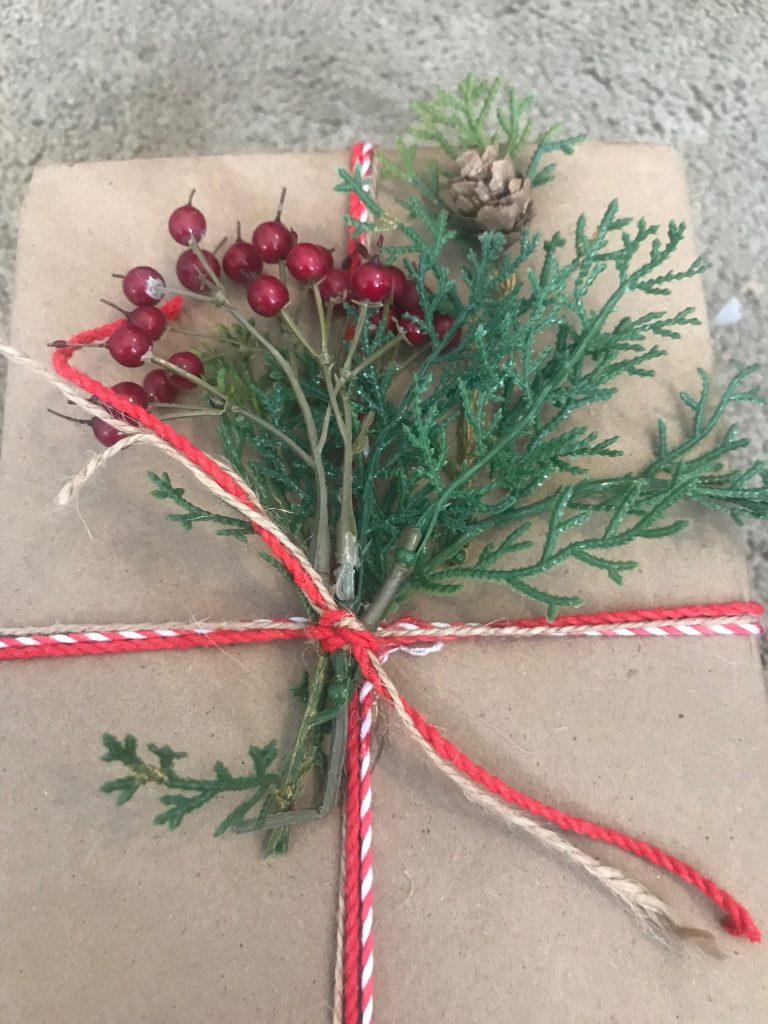 DIY Covered Books for Christmas decor