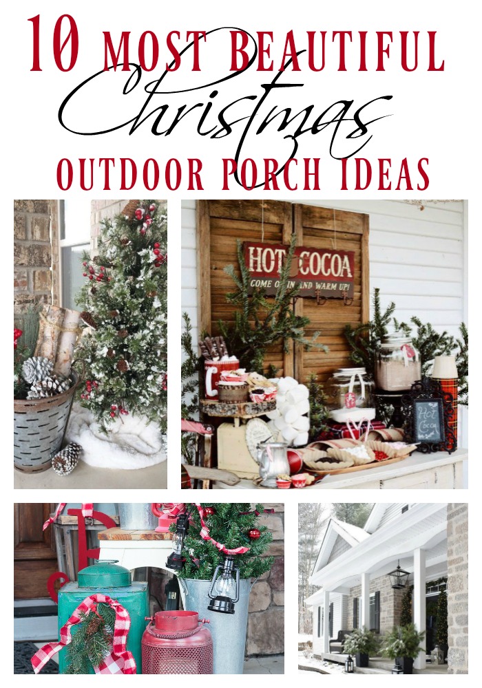 Christmas Porch Inspiration - Re-Fabbed