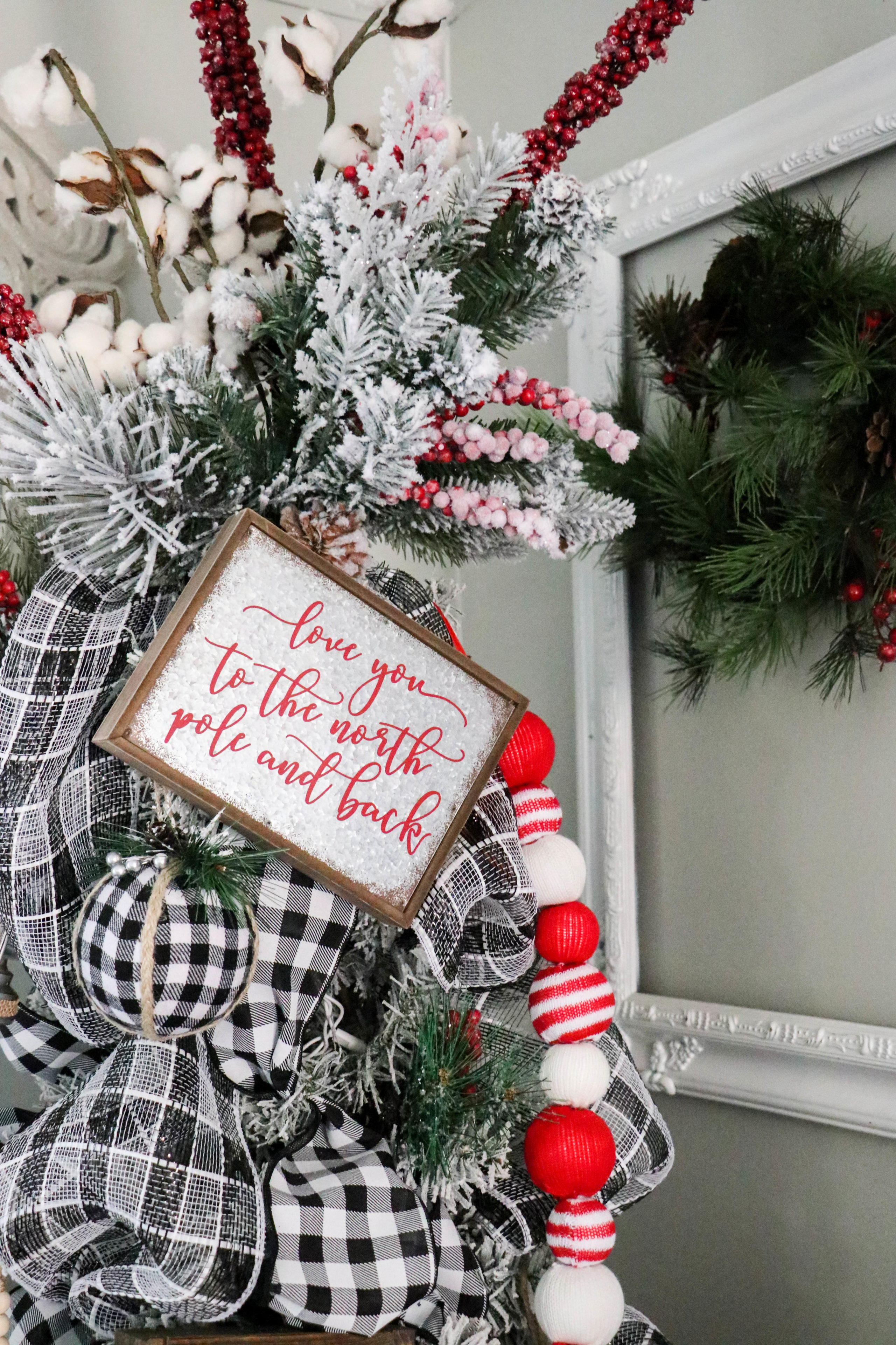 Buffalo Plaid Christmas Tree - Re-Fabbed