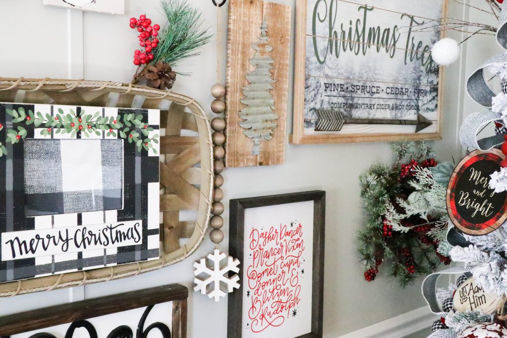 Christmas Gallery Wall