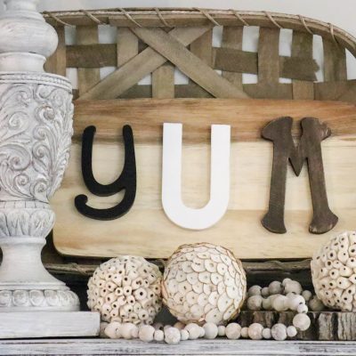 DIY Yum Kitchen Sign