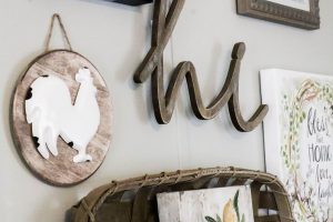 Simple and easy farmhouse DIY for your gallery wall or kitchen!