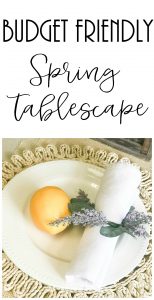 Easy, Budget Friendly Spring Tablescape!