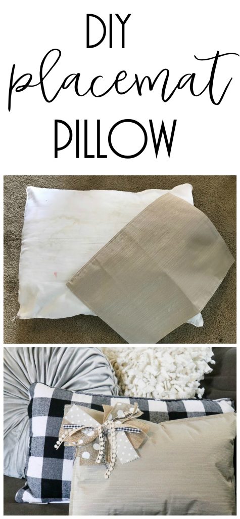 Super cute throw pillows made from placemats!