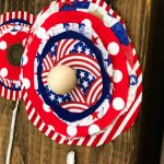 Patriotic Fabric Flowers