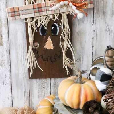 diy scarecrow sign