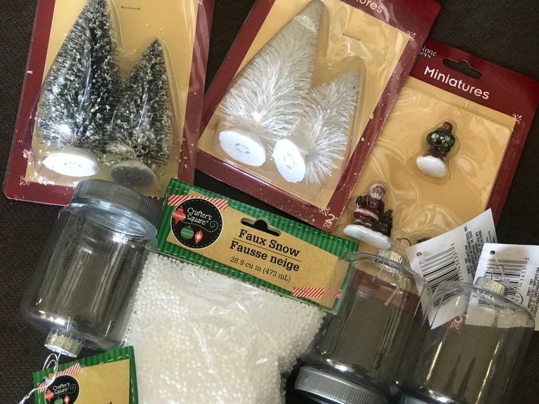 diy bottle brush Dollar Tree Ornament ReFabbed