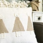 How to make a no sew Christmas tree pillow