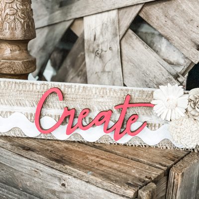 DIY Create Wood Sign